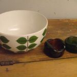 360 4029 Skål + konstglas